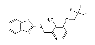 2-[3-메틸-4-(2,2,2-트리플루오로에톡시)-2-피리디닐]메틸티오-1H-벤즈이미다졸