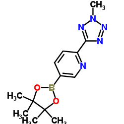 2-(2-메틸-2H-테트라졸-5-일)-5-(4,4,5,5-테트라메틸-1,3,2-디옥사보롤란-2-일)피리딘