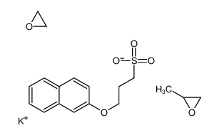 칼륨, 2-메틸옥시란, 3-나프탈렌-2-일옥시프로판-1-술포네이트, 옥시란