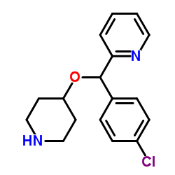 2-((4- 클로로 페닐) (피 페리 딘 -4- 일옥시) 메틸) 피리딘