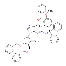 6-(벤질옥시)-9-((1S,3R,3S)-4-(벤질옥시)-3-(벤질옥시메틸)-2-메틸렌시클로펜틸)-N-((4-메톡시페닐)디페닐메틸)-9H-푸린-2 -아민