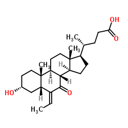 (E)-3α-히드록시-6-에틸리덴-7-케토-5β-콜란-24-오산
