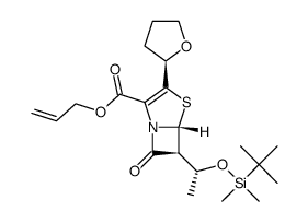 (5R,6S)-6-[(1R)-1-[[(1,1-디메틸에틸)디메틸실릴]옥시]에틸]-7-옥소-3-[(2R)-테트라히드로-2-푸라닐]-4 -티아-1-아자비시클로[3.2.0]헵트-2-엔-2-카르복실산 2-프로페닐 에스테르