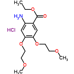 에틸 2- 아미노 -4,5- 비스 (2- 메 톡시에 톡시) 벤조 에이트, 히드로 클로라이드