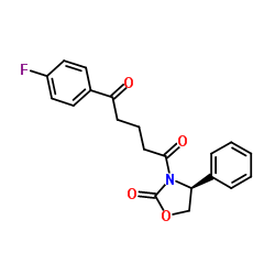 (S)-1-(4-플루오로페닐)-5-(2-옥소-4-페닐옥사졸리딘-3-일)펜탄-1,5-디온