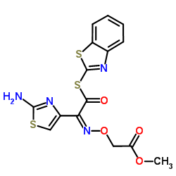 (S)-2-벤조티아졸릴 (Z)-2-(2-아미노티아졸-4-일)-2-메톡시카르보닐메톡시이미노티오아세테이트