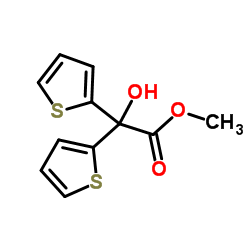  메틸 2- 하이드 록시 -2,2- 디티 오펜 -2- 일 아세테이트