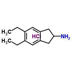 5,6- 디 에틸 -2,3- 디 하이드로 -1H- 인덴 -2- 아민, 염산염