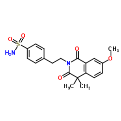 P-[2-(3,4-디히드로-7-메톡시-4,4-디메틸-1,3-디옥소-2(1H)-이소퀴놀릴)에틸]벤젠술폰아미드