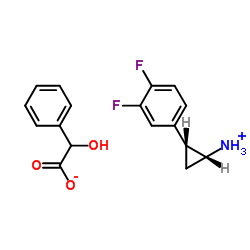 (1R,2S)-2-(3,4-디플루오로페닐)시클로프로판아미늄 (2R)-히드록시(페닐) 에타노에이트
