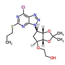 에탄올,2-[[(3aR,4S,6R,6aS)-6-[7-클로로-5-(프로필티오)-3H-1,2,3-트리아졸로[4,5-d]피리미딘-3-일 ]테트라히드로-2,2-디메틸-4H-시클로펜타-1,3-디옥솔-4-일]옥시]-