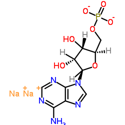나트륨 ((2R, 3S, 4R, 5R) -5- (6- 아미노 -9H- 퓨린 -9- 일) -3,4- 디 하이드 록시 테트라 하이드로 푸란 -2- 일) 메틸 포스페이트