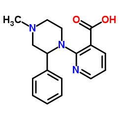 2-(4-메틸-2-페닐피페라진-1-일)니코틴산