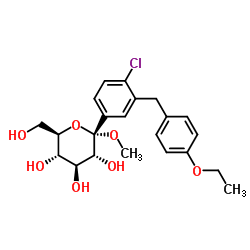 α-D- 글루 코피 라노 사이드, 메틸 1-C- [4- 클로로 -3-[(4-에 톡시 페닐) 메틸] 페닐]-