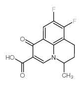 8,9-디플루오로-5-메틸-6,7-디하이드로-1-옥소-1h,5h-벤조(ij)퀴놀리진-2-카르복실산