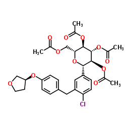 (1S)-1,5-안하이드로-2,3,4,6-테트라-O-아세틸-1-C-[4-클로로-3-[[4-[[(3S)-테트라하이드로푸란-3 -일]옥시]페닐] 메틸]페닐]-D-글루시톨