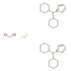 1,1μ-Bis(di-cyclohexylphosphino)ferrocene 이염화팔라듐