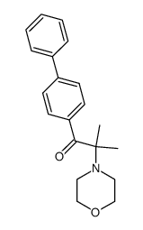 1- (비 페닐 -4- 일) -2- 메틸 -2- 모르 폴리 노 프로판 -1- 온