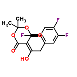 5- [1- 하이드 록시 -2- (2,4,5- 트리 플루오로 페닐) 에틸 리덴] -2,2- 디메틸 -1,3- 디 옥산 -4,6- 디온