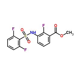 메틸 3-{[(2,6- 디 플루오로 페닐) 설 포닐] 아미노} -2- 플루오로 벤조 에이트