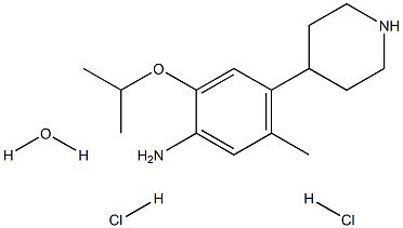 2- 이소 프로 폭시 -5- 메틸 -4- (피 페리 딘 -4- 일) 아닐린 디 히드로 클로라이드 수화물