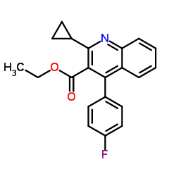 에틸 2- 사이클로 프로필 -4- (4- 플루오로 페닐) 퀴놀린 -3- 카르 복실 레이트