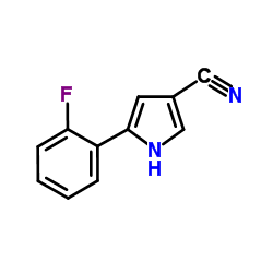 5- (2- 플루오로 페닐) -1H- 피롤 -3- 카르보니 트릴