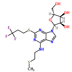 N6- (2- 메틸 티오 에틸) -2- (3,3,3- 트리 플루오로 프로필 티오) 아데노신