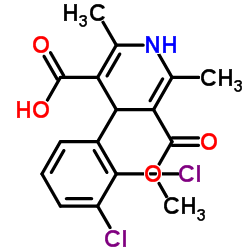 4- (2,3- 디클로로 페닐) -5- (메 톡시 카르 보닐) -2,6- 디메틸 -1,4- 디 히드로 피리딘 -3- 카르 복실 산