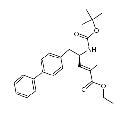 (R, E)-에틸 5-([1,1'- 바이 페닐] -4- 일) -4-((tert- 부 톡시 카보 닐) 아미노) -2- 메틸 펜트 -2- 에노 에이트