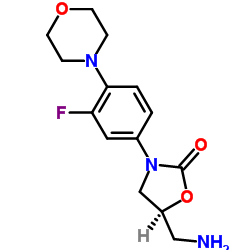 (5S) -5- (아미노 메틸) -3- (3- 플루오로 -4- 모르 폴린 -4- 일 페닐) -1,3- 옥사 졸리 딘 -2- 온