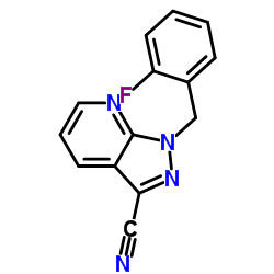 1-[(2- 플루오로 페닐) 메틸] 피라 졸로 [3,4-b] 피리딘 -3- 카르보니 트릴