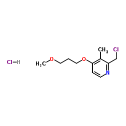 2- 클로로 메틸 -3- 메틸 -4- (3- 메 톡시 프로 폭시) 피리딘 염산염