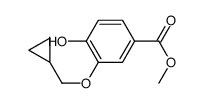 메틸 3- (사이클로 프로필 메 톡시) -4- 하이드 록시 벤조 에이트