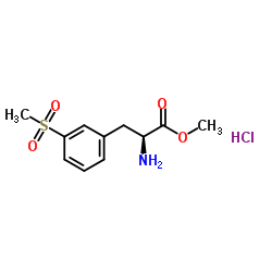 메틸 (S) -2- 아미노 -3- (3- (메틸 술 포닐) 페닐) 프로판 산 히드로 클로라이드