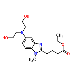  [1- 메틸 -5- 비스 (2'- 하이드 록시 에틸) 아미노 벤즈 이미 다 졸릴 -2] 부 탄산 에틸 에스테르