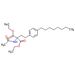 디 에틸 2- 아세트 아미도 -2- [2- (4- 옥틸 페닐) 에틸] 프로판 디오 에이트