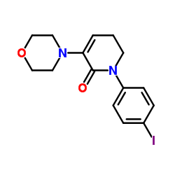 1- (4- 요오도 페닐) -3- 모르 폴리 노 -5,6- 디 하이드로 피리딘 -2 (1H)-온