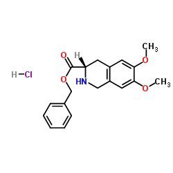 벤질 (3S) -6,7- 디메 톡시 -1,2,3,4- 테트라 하이드로 이소 퀴놀린 -3- 카르 복실 레이트, 염산염