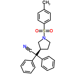 3- (S)-(1- 시아 노 -1,1- 디 페닐 메틸) -1- 토실 피 롤리 딘