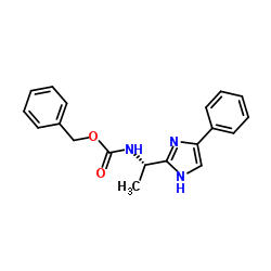[1- (4- 페닐 -1H- 이미 다졸 -2- 일)-에틸]-카르 밤산 벤질 에스테르