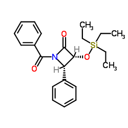 (3R, 4S) -1- 벤조일 -4- 페닐 -3- 트리 에틸 실릴 옥시 아제 티딘 -2- 온