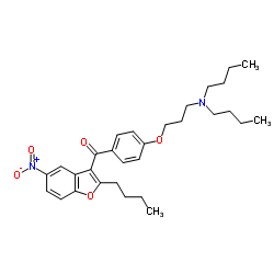 (2-butyl-5-nitro-1-benzofuran-3-yl)-[4-[3-(dibutylamino)propoxy]phenyl]methanone CAS:141645-23-0