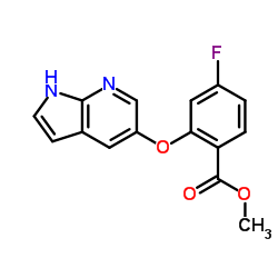 메틸 2- (1H- 피 롤로 [2,3-b] 피리딘 -5- 일옥시) -4- 플루오로 벤조 에이트