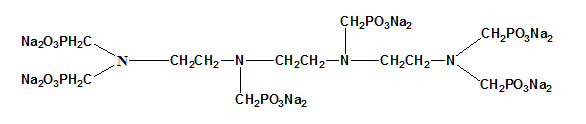 트리에틸렌-테트라민 헥스메탄폰산의 나트륨염
